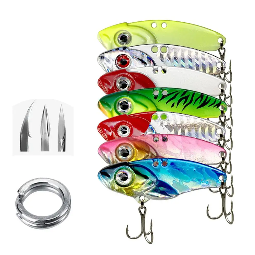 

fishing lure 10/20g 3D Eyes Metal Vib Blade Lure Sinking Vibration Baits Artificial Vibe for Bass Pike Perch Fishing