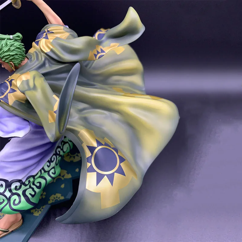

Roronoa Zoro Action Figure Anime OP Figurine Manga PVC 24CM Collection Statue Kai Zo Ku O U
