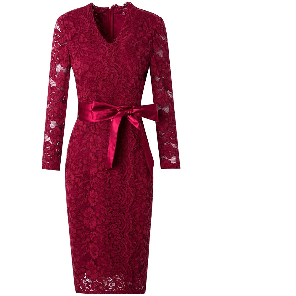 

New Superior Quality 2021 Spring Women's Vintage Sexy Club Dress 3xl Celebrities Fashion Club Christmas Womanliness Lace Dresses