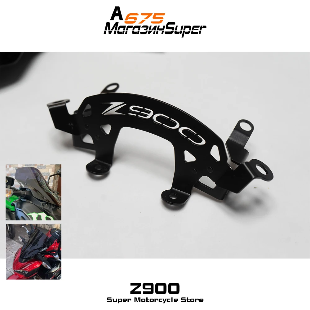 

New Ninja Z900 Z 900 ZR900 ZR 900 2017 2018 2019 Smoke High Quality Windshield Windscreens Air Wind Deflector MOTO