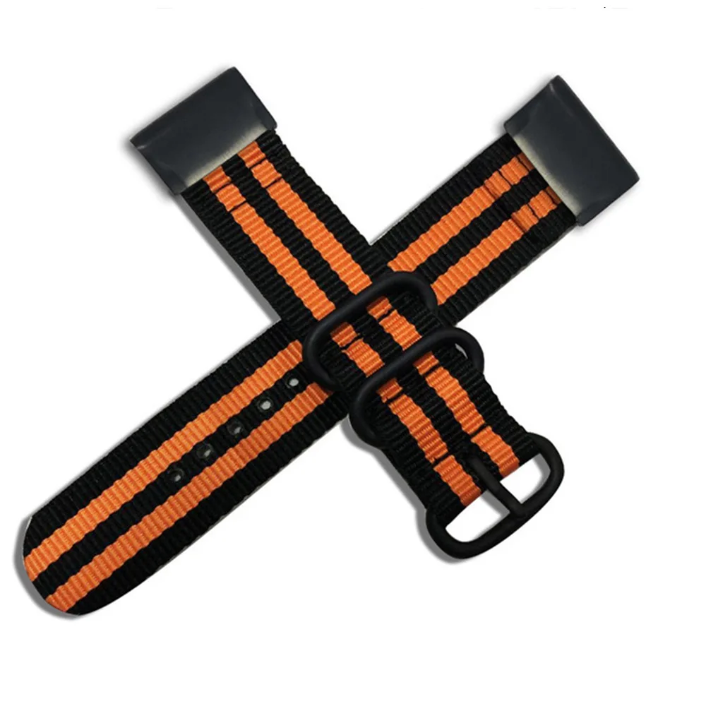 Strap Nylon 26 22 20MM Quick easy Fit watch band For Garmin Fenix 6X 6 6S /5X 5 5S Plus / Fenix 3 /3 HR/ 935 945 Smart WristBand