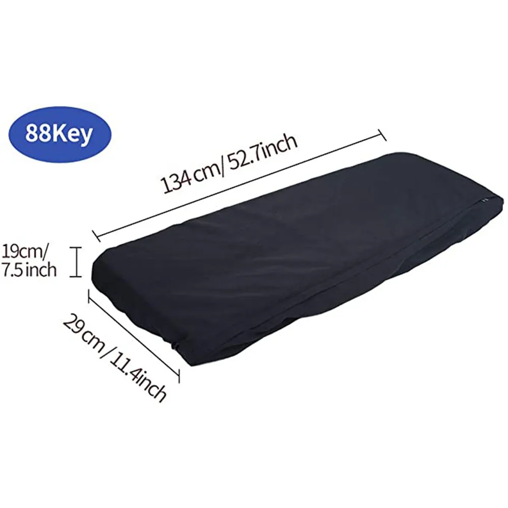 

88 Keys Electronic Piano Keyboard Dust Cover Waterproof Dust Proof Keyboard Bags Cases Covers & Elastic Cord Locking Clasp