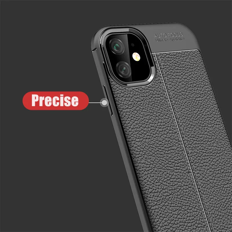 Мягкий кожаный чехол для телефона IPhone 12 Mini 11 X XS Pro Max противоударный XR 8 7 6 6S Plus