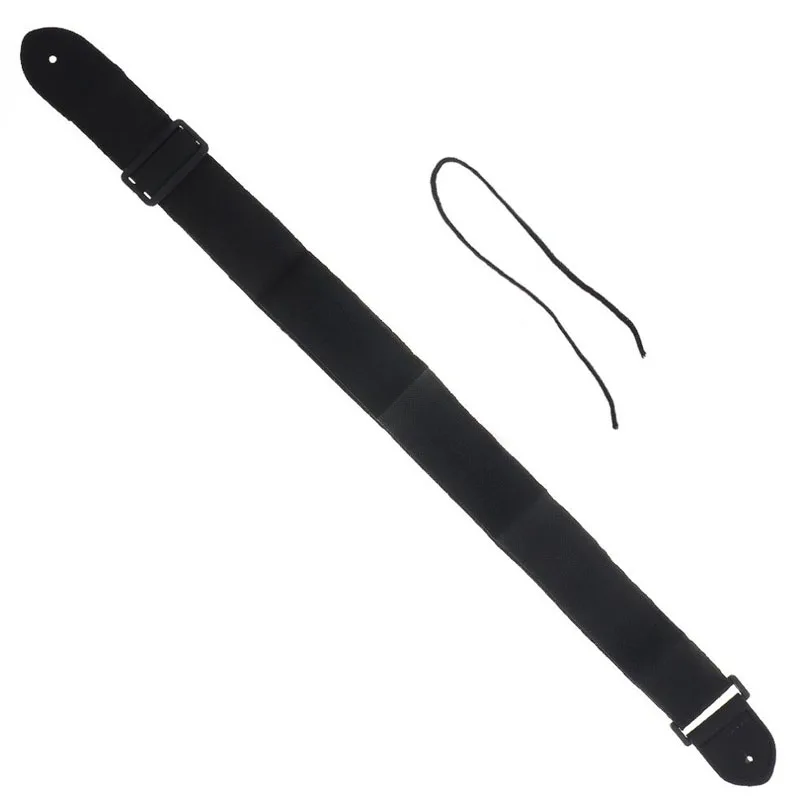 universal gitarre strap einstellbare schwarz nylon gitarre gürtel wpu leder enden für folk holz klassische akustische elektrische gitarre f