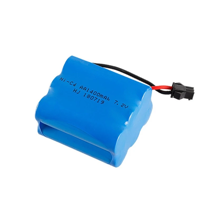 1400mah 7.2v Rechargeable Battery For Rc toys Cars Tanks Robots Gun NiCD AA 700mah Batteries Pack Boat 1PCS | Игрушки и хобби