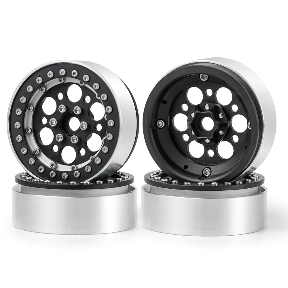 

AXSPEED Aluminum 2.2 inch Beadlock Wheel Rims Hubs for TRX4 Axial SCX10 Wraith D90 1/10 RC Rock Crawler Car Parts #19