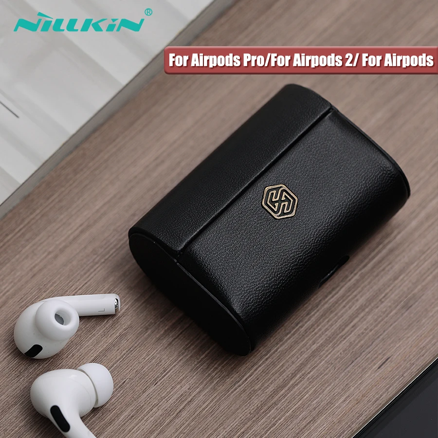 Чехол NILLKIN из искусственной кожи для AirPods Pro чехол 2 беспроводной зарядки