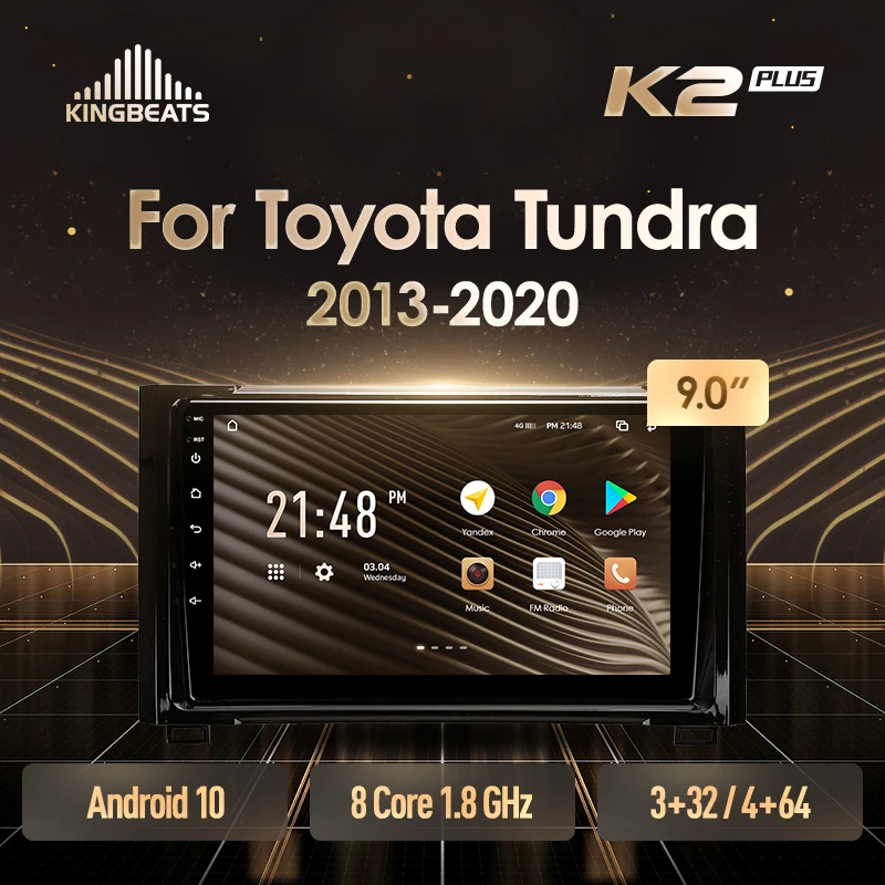 KingBeats штатное головное устройство For Toyota Tundra XK50 2013 2020 GPS Android 10 автомагнитола на