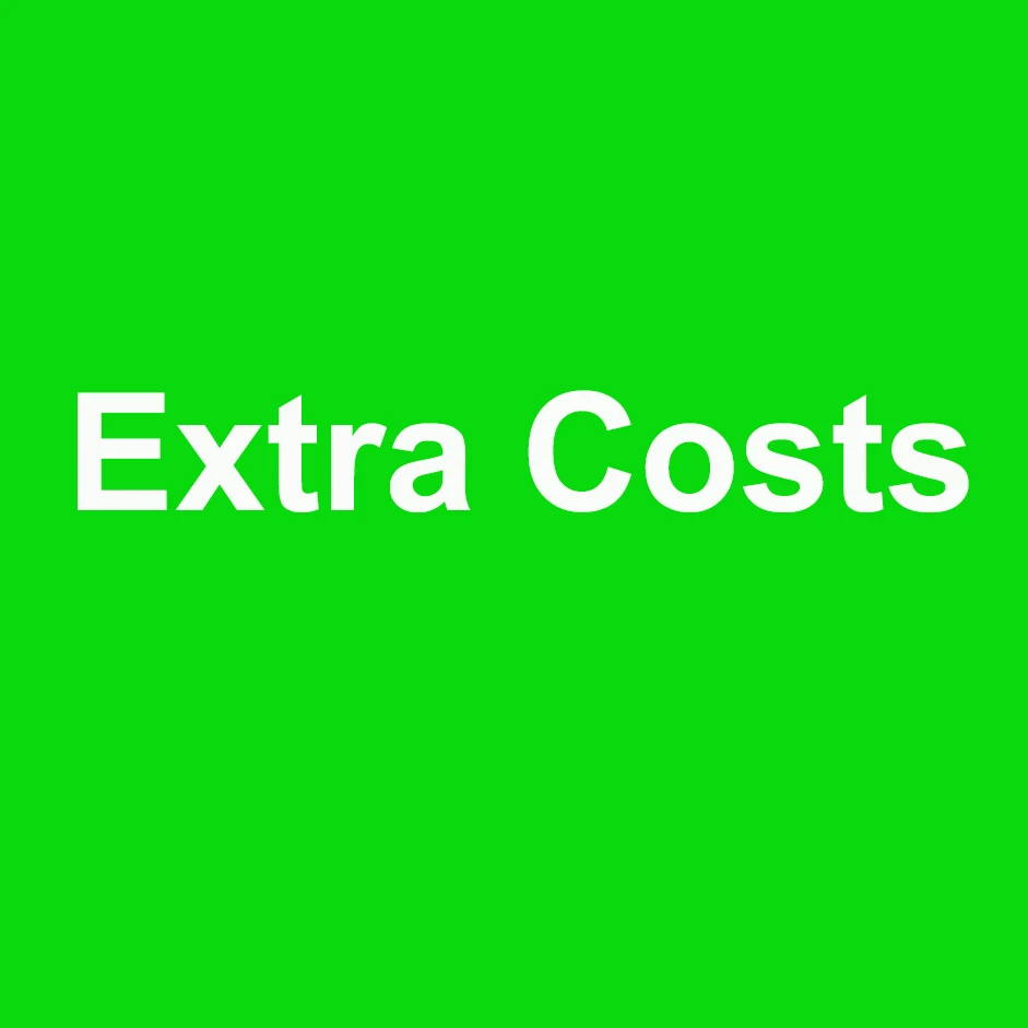 Qucc дополнительные расходы за разницу в цене аксессуары или экспресс-доставка |