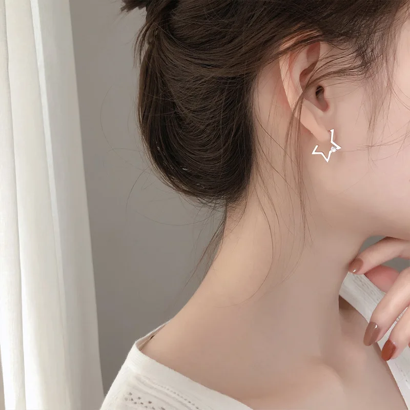 2020 New 925 Sterling Silver Hanging Earrings For Women Star Square Heart Ball Charm Long Drop Earring Femme Bijoux Brincos | Украшения и