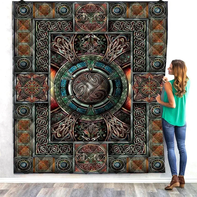 Одеяло с 3d-рисунком большого дерева удобное летнее стеганое одеяло цифровым