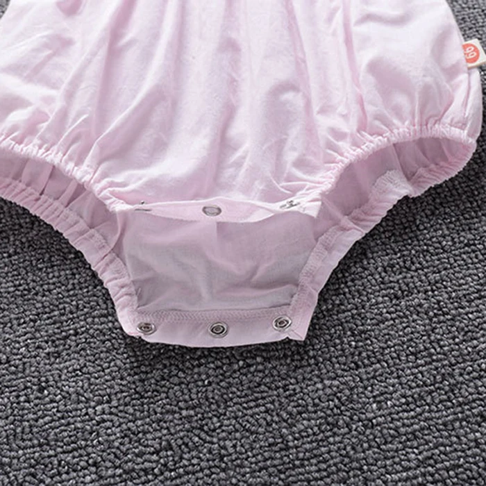 estilo coreano bebê meninas macacão infantil bebê meninas bodysuits verão bebê meninas roupas de algodão