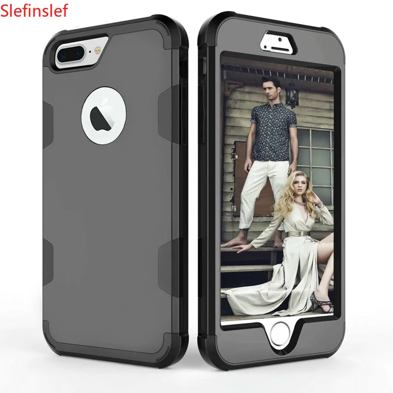 360 противоударный чехол с полной защитой гибридный тпу + резиновый жесткий