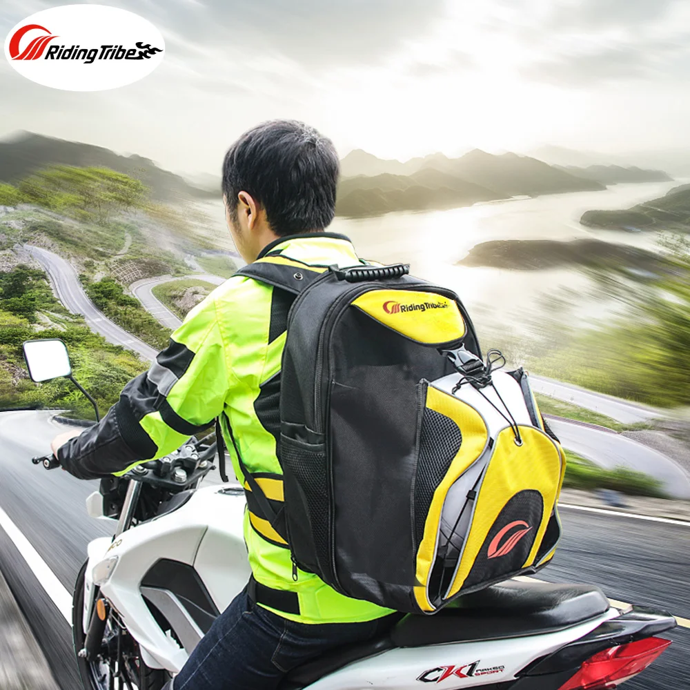 Водонепроницаемая сумка для мотоциклетного шлема Riding Tribe вместительный рюкзак
