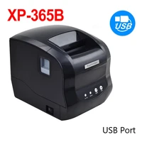 xprinter 80mm thermal label printer 20mm 80mm barcode sticker printer bluetooth printer 365b 370b 330b lan bluetooth usb