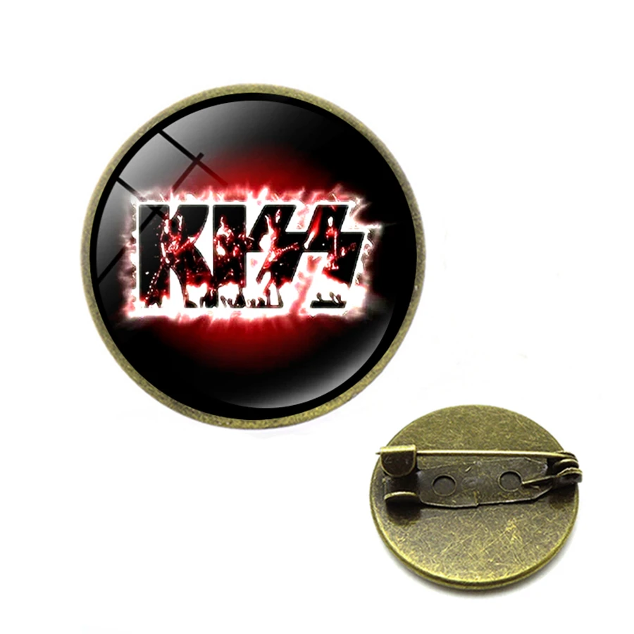 Рок группа Kiss броши ручной работы рок-группы &quotKiss&quot значков на булавке