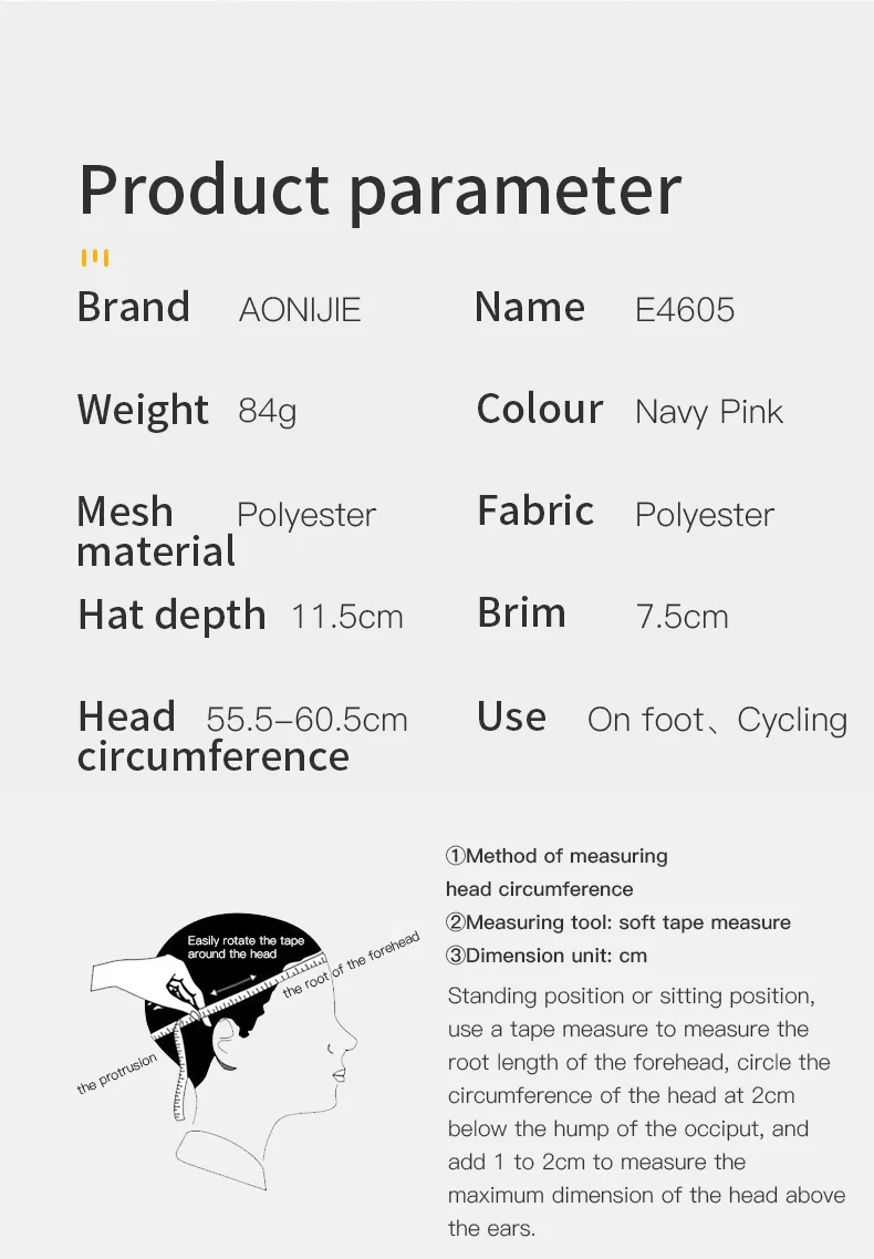 AONIJIE E4605 Sports Adjustable Breathable Flat Eaves Sun Visor Snapback Cap Trucker Hat Mesh Back For Running Hiking Baseball