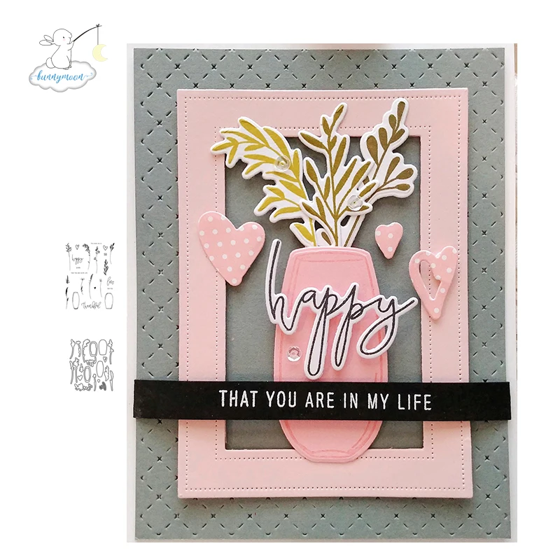 Новое поступление 2019 штампы и для резки растений в горшке сделай сам скрапбукинг