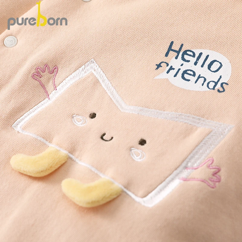 Одежда для новорожденных девочек зимняя Толстовка детские комбинезоны