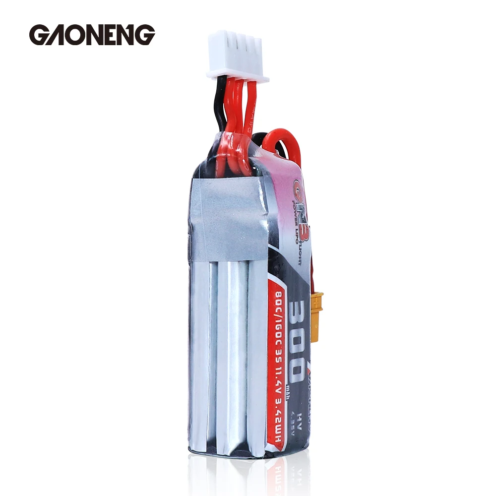 5 шт. Gaoneng GNB 300 мАч 3S 11 4 в 80C/160C HV Lipo батарея с XT30 разъемом для BETAFPV 2S RC FPV Cine Whoop BetaFPV