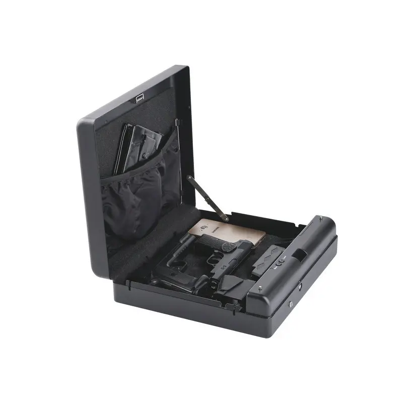 Gunsafe gunbox портативный пистолет автомобильный Сейф ящик для оружия боеприпасы