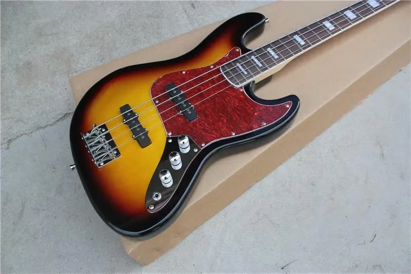 

Electric guitar bass Jazz Bass 4-Strings Sunburst color Rosewood Fingerboard