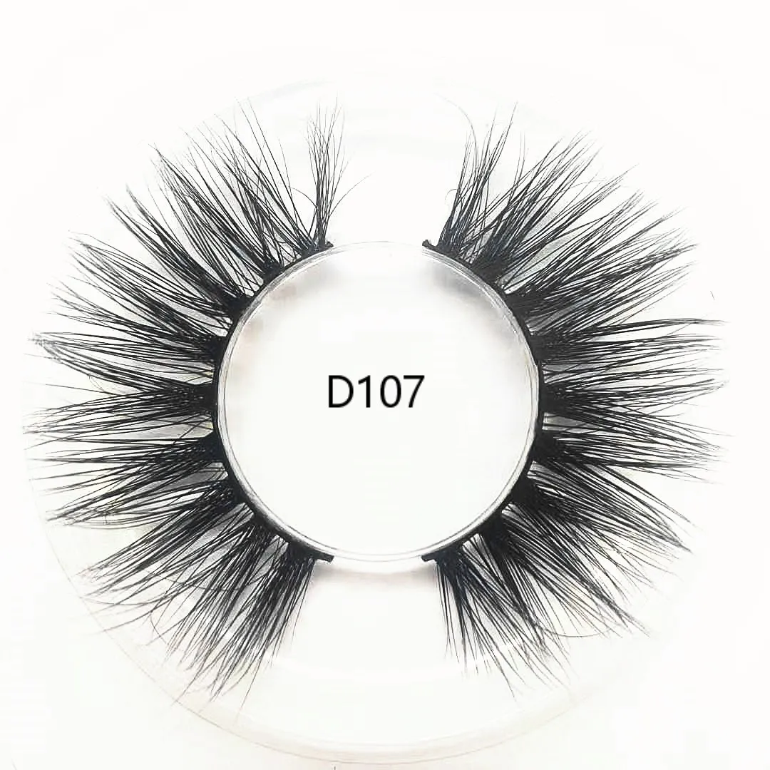 Пушистые объемные длинные 18 мм естественные крест-накрест норковые ресницы