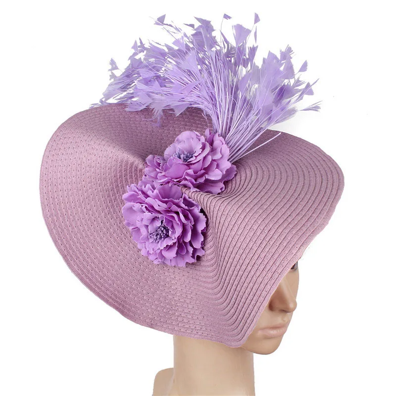 Yellow Straw Hyperbole Party Hats for 