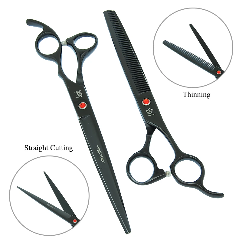 

Японские Стальные Ножницы Для Стрижки домашних животных, 8,0 дюйма, 7,5 дюйма