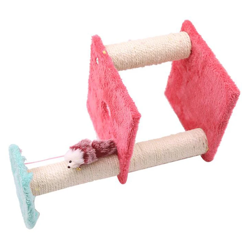 Съемная Когтеточка для кошек с рамой скалолазания игрушка прыжков товары