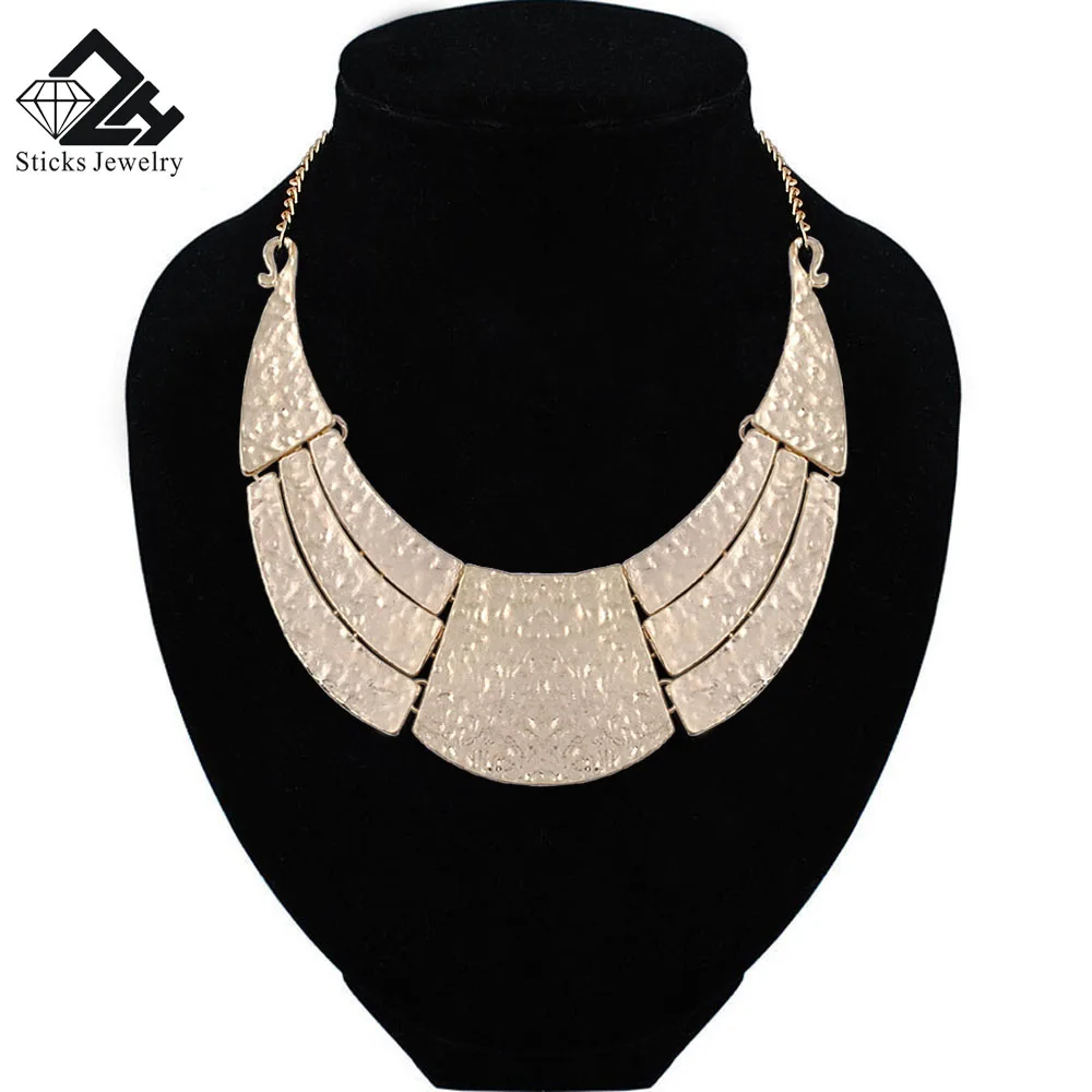 Женские трендовые ожерелья из цинкового сплава колье чокер с золотыми