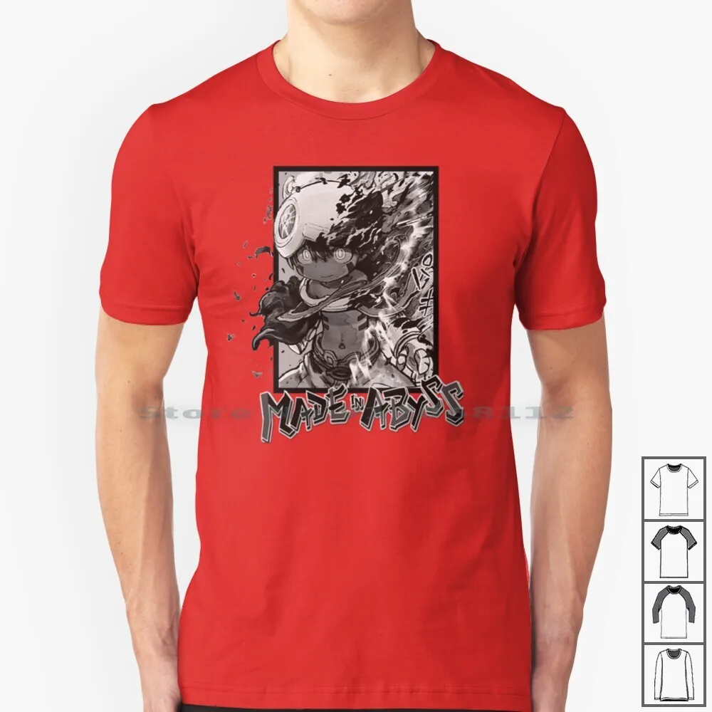 Сделанная в Бездне футболка для борьбы 100% хлопок Сделано Reg Riko Emilia Overlord нулевой