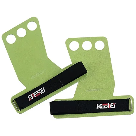 GREEN turned Рукоятки Hosskey с 3 отверстиями для рук и гимнастики отлично подходят для перекрестных тренировок, пульверизаторов, тяжелой атлетики, подбородка, тренировок, упражнений - Цвет: GREEN turned