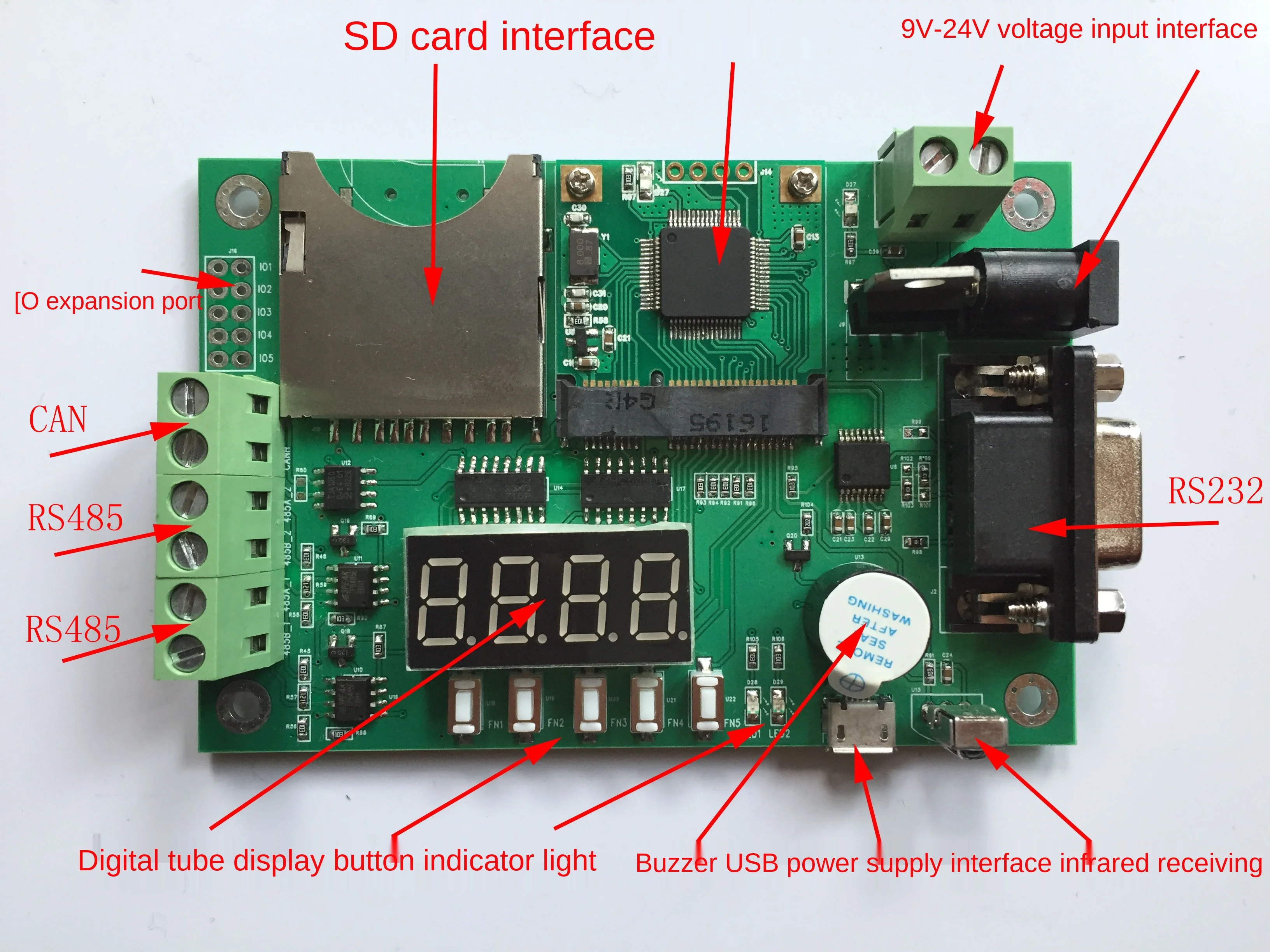 

Новинка, адаптер can 232-485, SD-карта stm32f103rct6 arm, макетная плата MODBUS