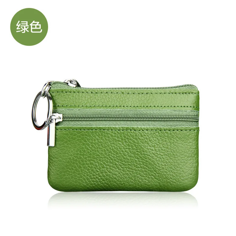Womens Coin Purses Pocket Genuine Leather Mini Coin Wallet Multi-functional Mini Bag Casual Key Bag Short Coin Purses