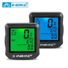 Водонепроницаемый велосипедный компьютер INBIKE, проводной велосипедный одометр, секундомер, спидометр, светодиодные цифровые часы, запчасти для велоспорсветодиодный