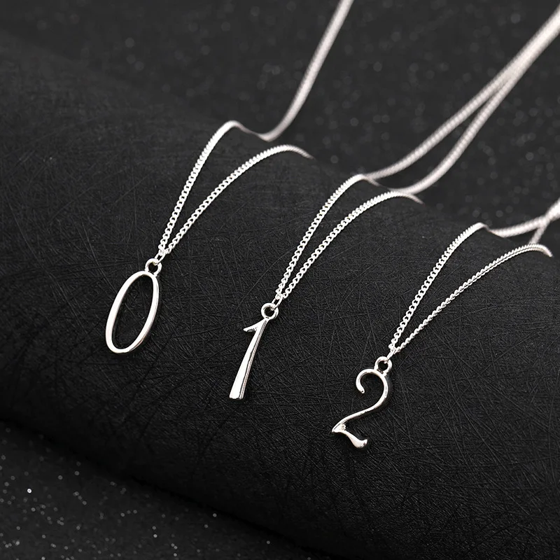 1 цифровое римское арабское ожерелье с цифрами символами логотипом семейным