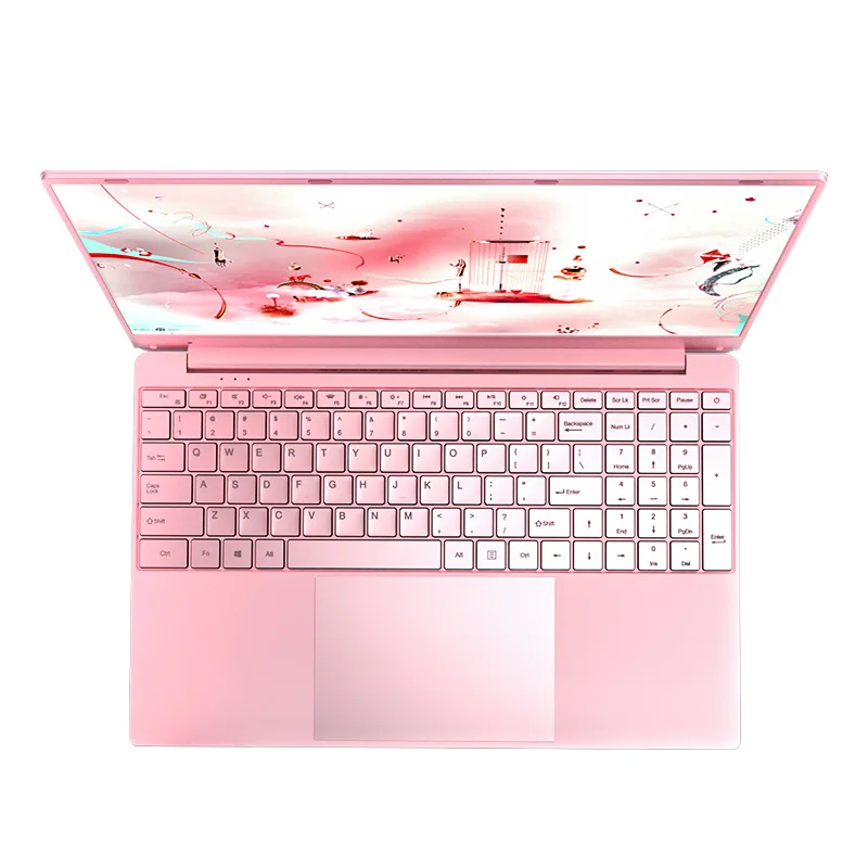 Rose pink Ноутбук 15,6 дюймов 1920*1080 Intel Core i3 5005U Windows10 8 ГБ ОЗУ 1TGB SSD с полной раскладкой клавиатуры с металлической крышкой - Цвет: Rose pink