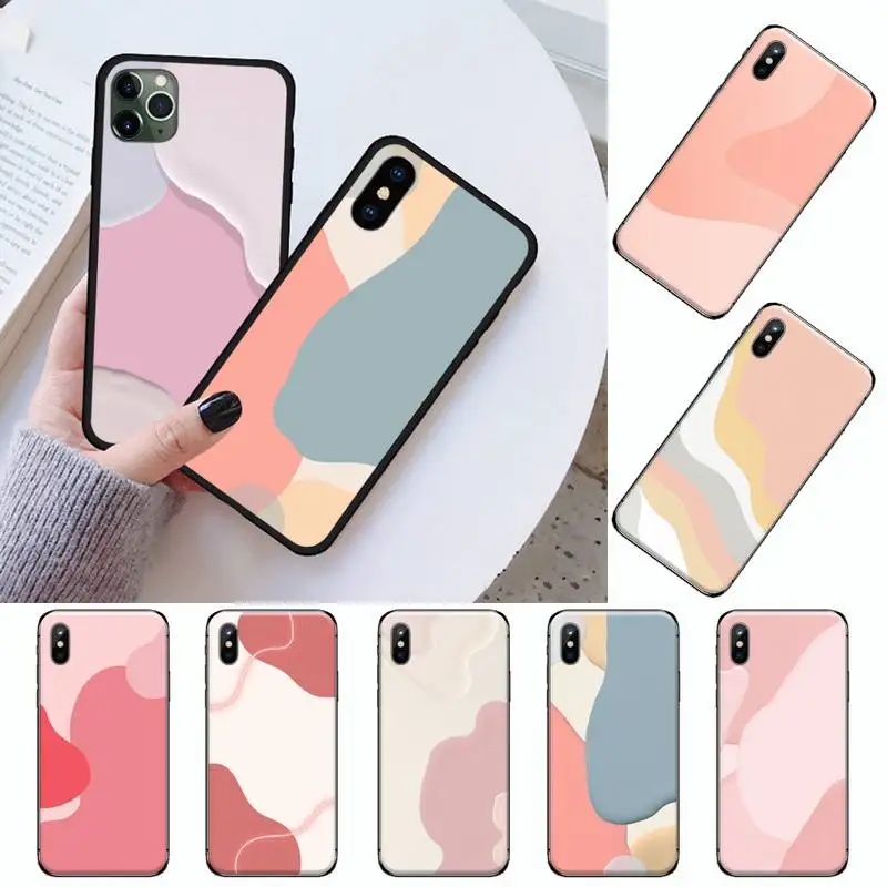 

Abstract color illustration Phone Case For iphone 12 11 13 7 8 6 s plus x xs xr pro max mini