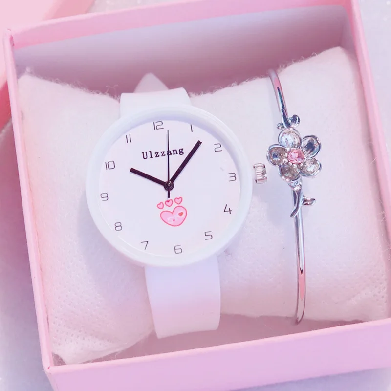 Милые детские часы милый минимализм креативный мультипликационный циферблат