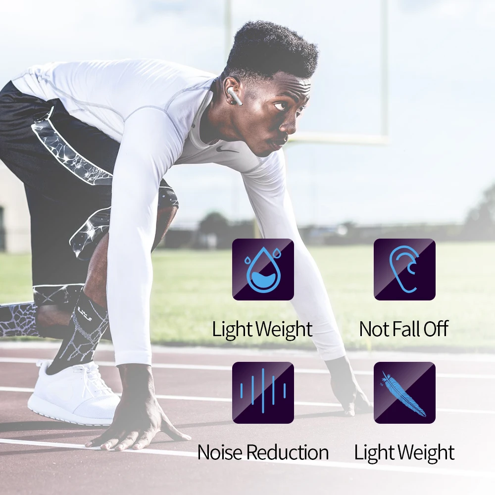 I7s TWS 5 0 Bluetooth-наушники Беспроводные наушники Спортивные с зарядным устройством