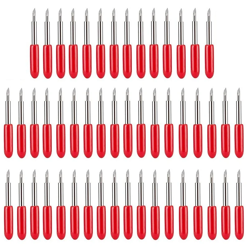 

50Pcs Blades for Cricut Explore Air 2 Air Maker Expression 45 Degree Standard Vinyl Fabric Cutting Blade Replacement