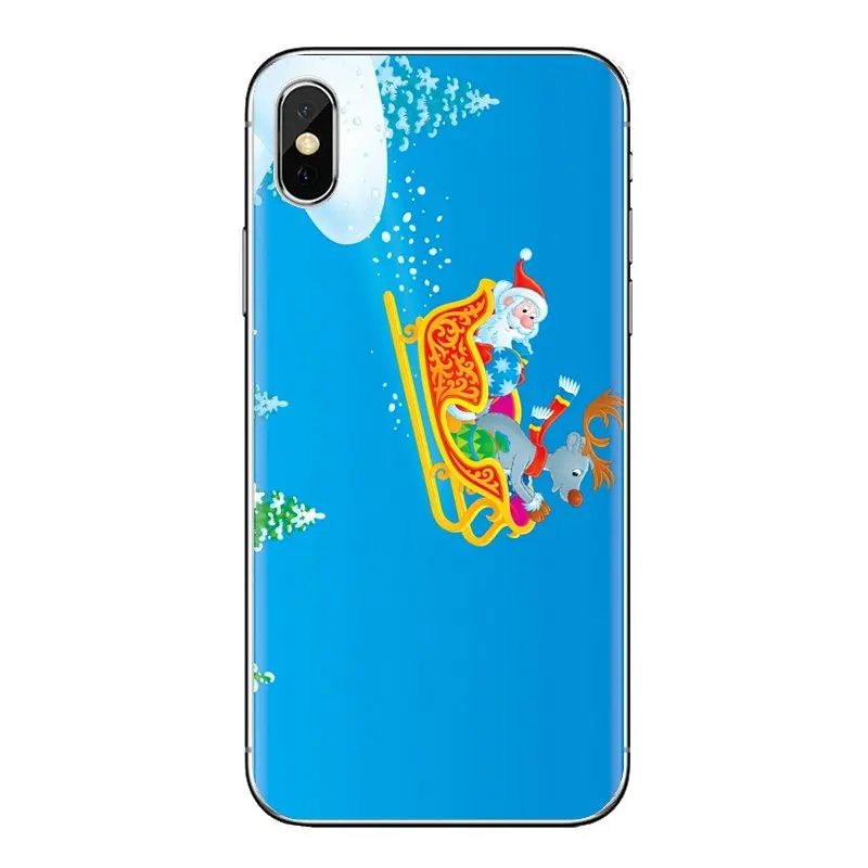 TPU Cover Bag For Huawei Nova 2 3 2i 3i Y6 Y7 Y9 Prime Pro GR3 GR5 2017 2018 2019 Y5II Y6II Merry Christmas Animal wild Elk Deer |