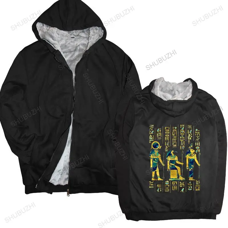 

men winter hoody Kemet warm coat Ancient Egypt Nubia Hieroglyphics Black History Month Pharaoh Ii warm hoodies homme sweatshirt