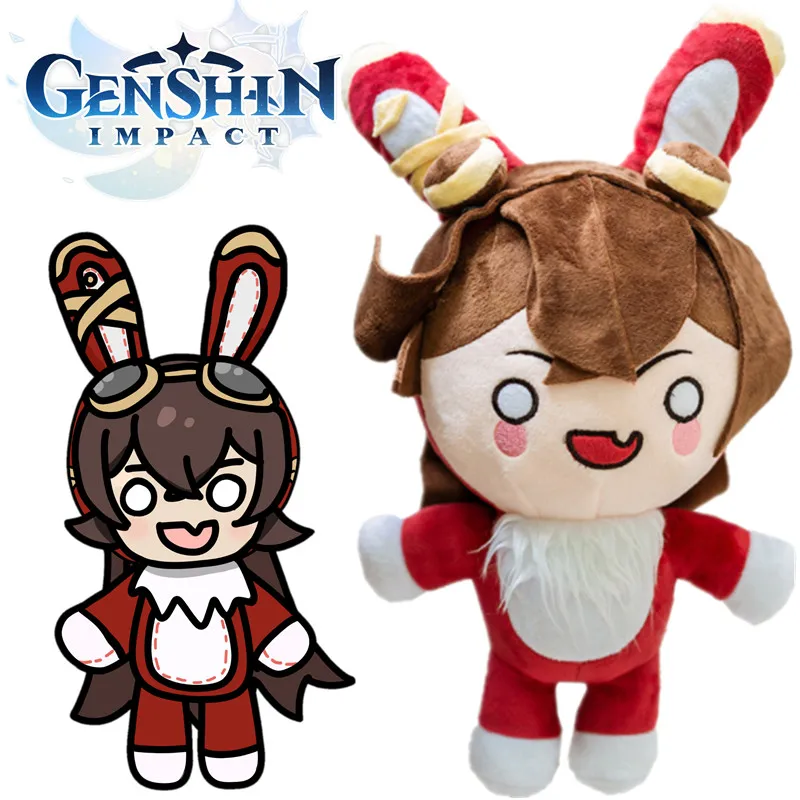 

Аниме игра Genshin Impact Янтарная Плюшевая Кукла Косплей кавайный кролик барон Банни мягкая детская игрушка Подарки