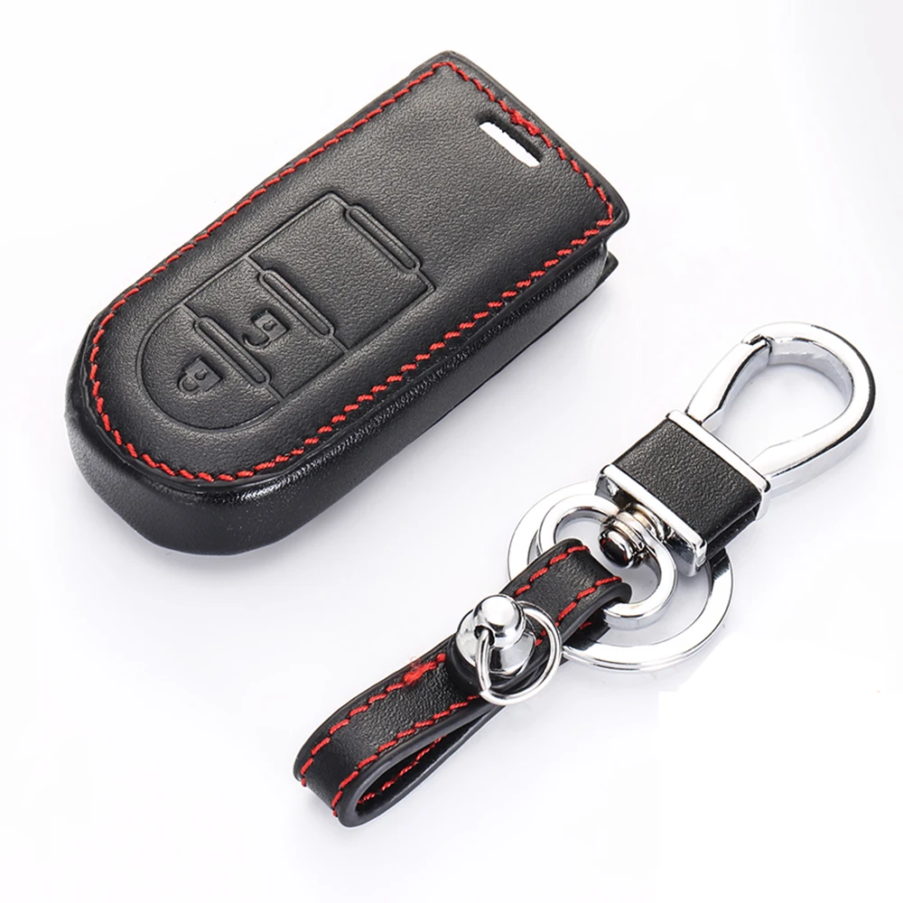 Кожаный чехол для ключа автомобиля верхний слой кожаный ключей Toyota Раш Daihatsu