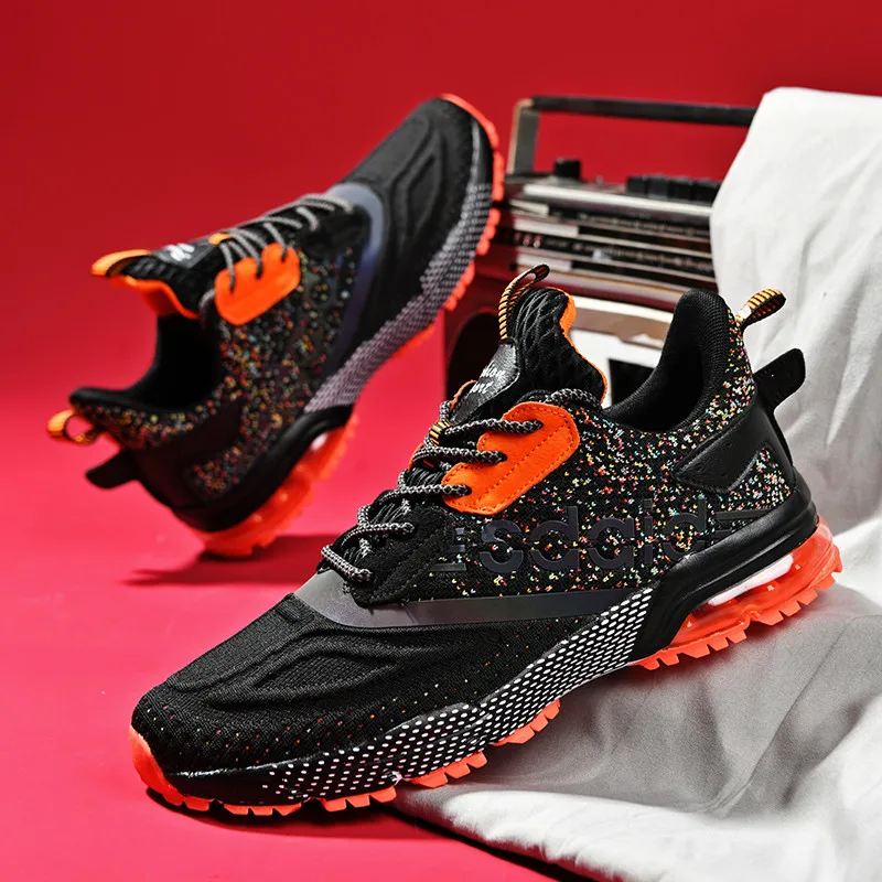 

2021 Men's Jogging Shoes Cushion Marathon Sneakers Fashion Men's Comfortable Running Shoes Men's Outdoor Fitness Sneakers