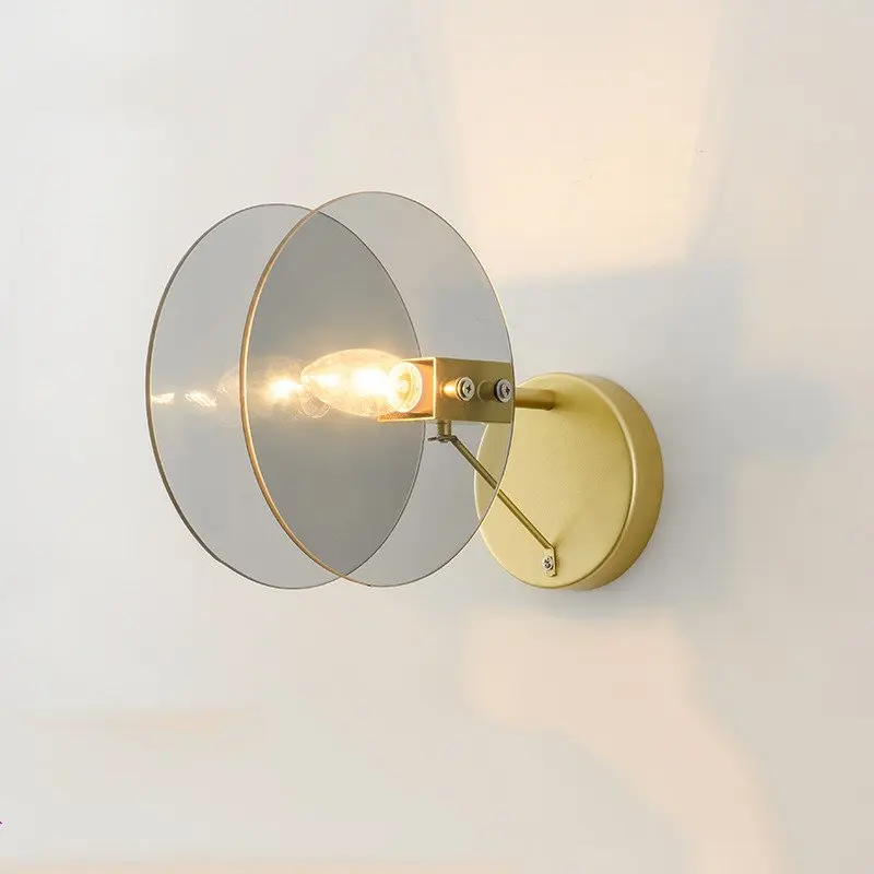 

Настенный светильник в скандинавском стиле для гостиной, дивана, простой современный креативный дизайнерский настенный светильник, прикро...