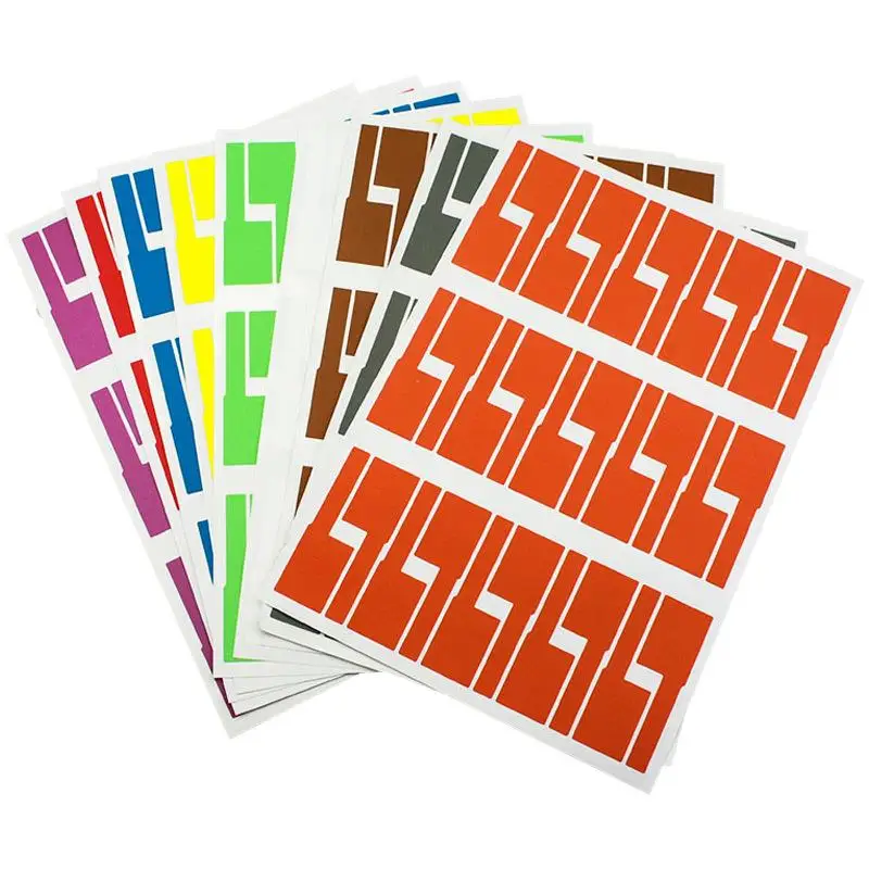 150Pcs/5 Sheets Cable Labels Wire Marking Network Waterproof Laser Printer Sticker Organizer A4 Self-Adhesive Label Tags | Обустройство