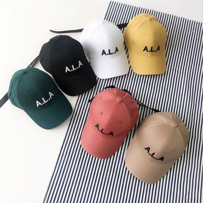 Летняя детская бейсбольная кепка с вышитыми буквами для мальчиков и девочек